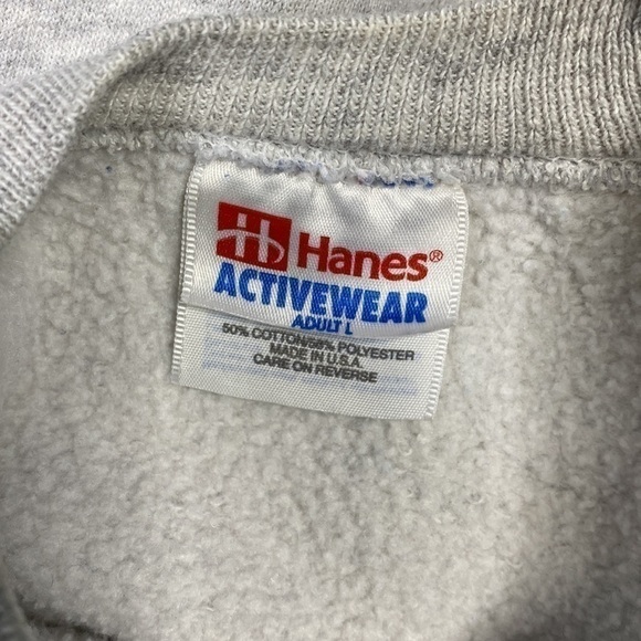 Vintage Hanes Activewear Grandmas Are Special Gray Crewneck Sweatshirt Large - Picture 3 of 10
